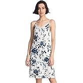 GYS Sleeveless Nightgowns for Women Soft Bamboo Viscose Full Slip Spaghetti Strap Camisole Under Dress
