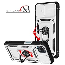 Jeylly Galaxy A12 Case with Slide Camera