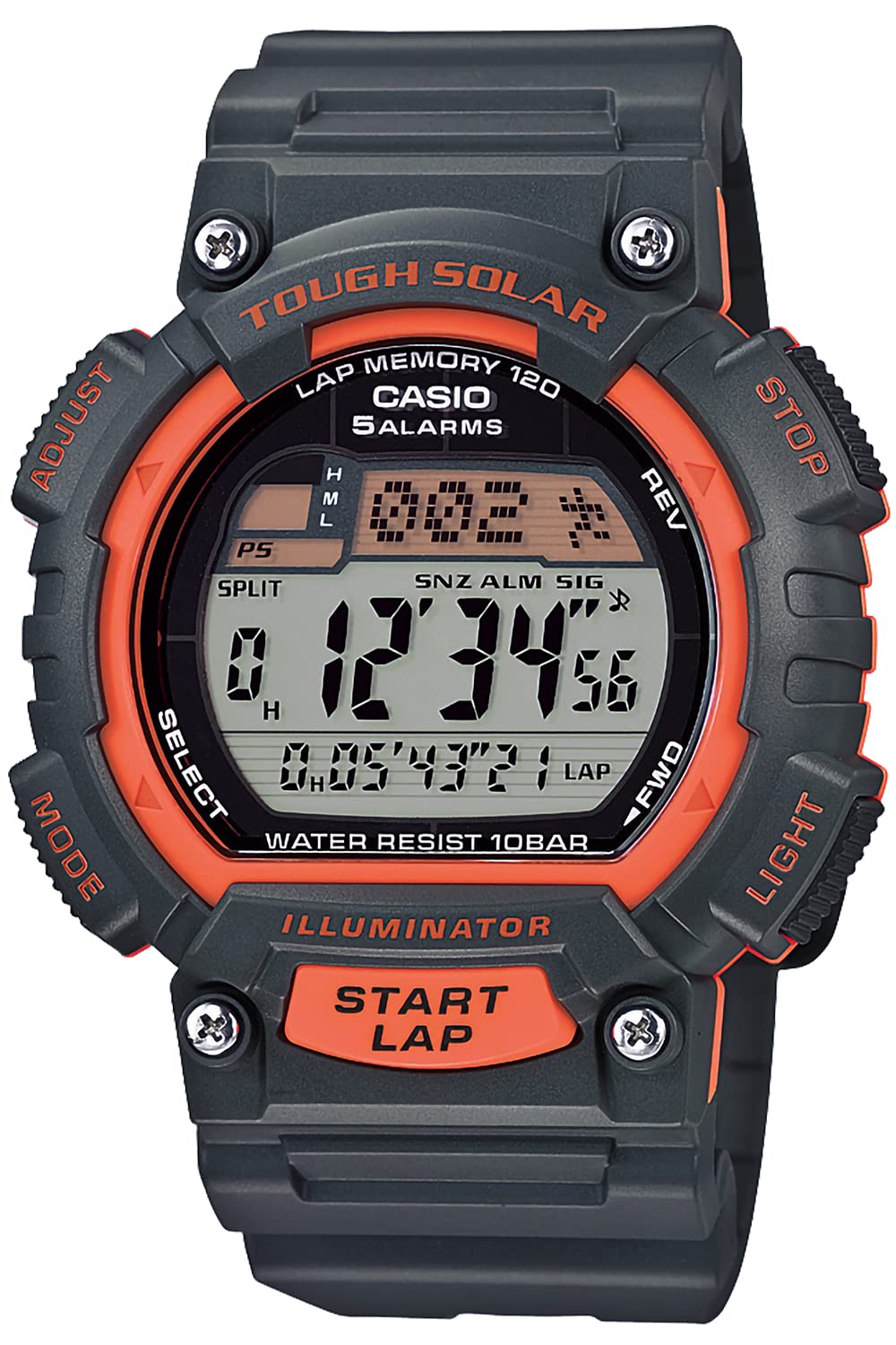 Casio STL-S100 Watch, Casio Collection, orange, Newest model