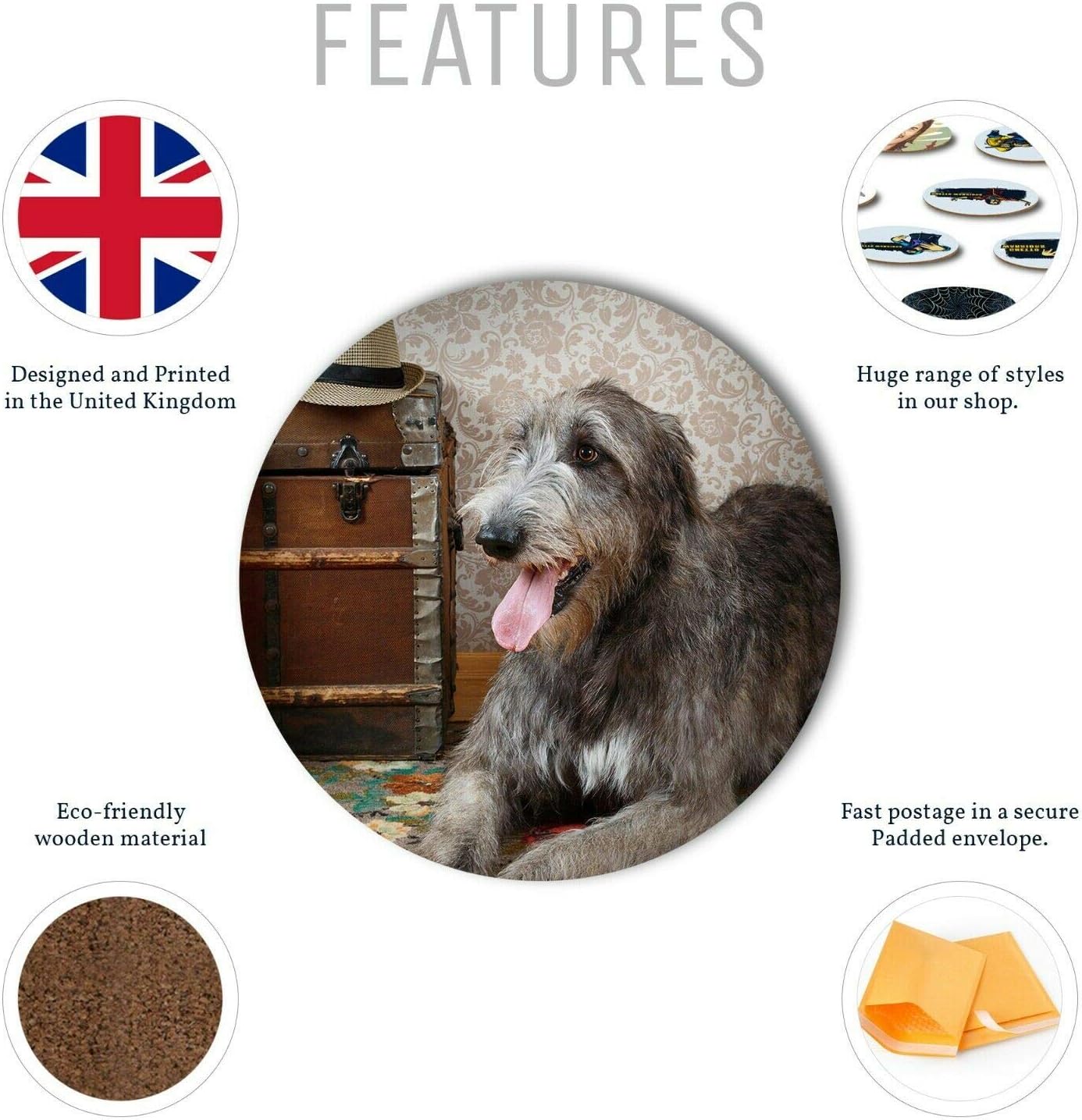 Amazon Co Jp 1 アイリッシュウルフハウンド犬ブリーダー ラウンドコースターキッチン学生キッズギフト Home Kitchen Amazon Co Jp 1 アイリッシュウルフハウンド犬ブリーダー ラウンドコースターキッチン学生キッズギフト Home Kitchen