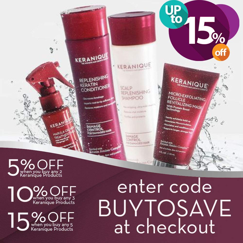 Keranique Lift and Repair Treatment Spray | Keratin Hair Treatment | Instant Volume and Body | Keratin Amino Complex, Free of Sulfates, Dyes and Parabens, 3.4 Fl Oz : Beauty