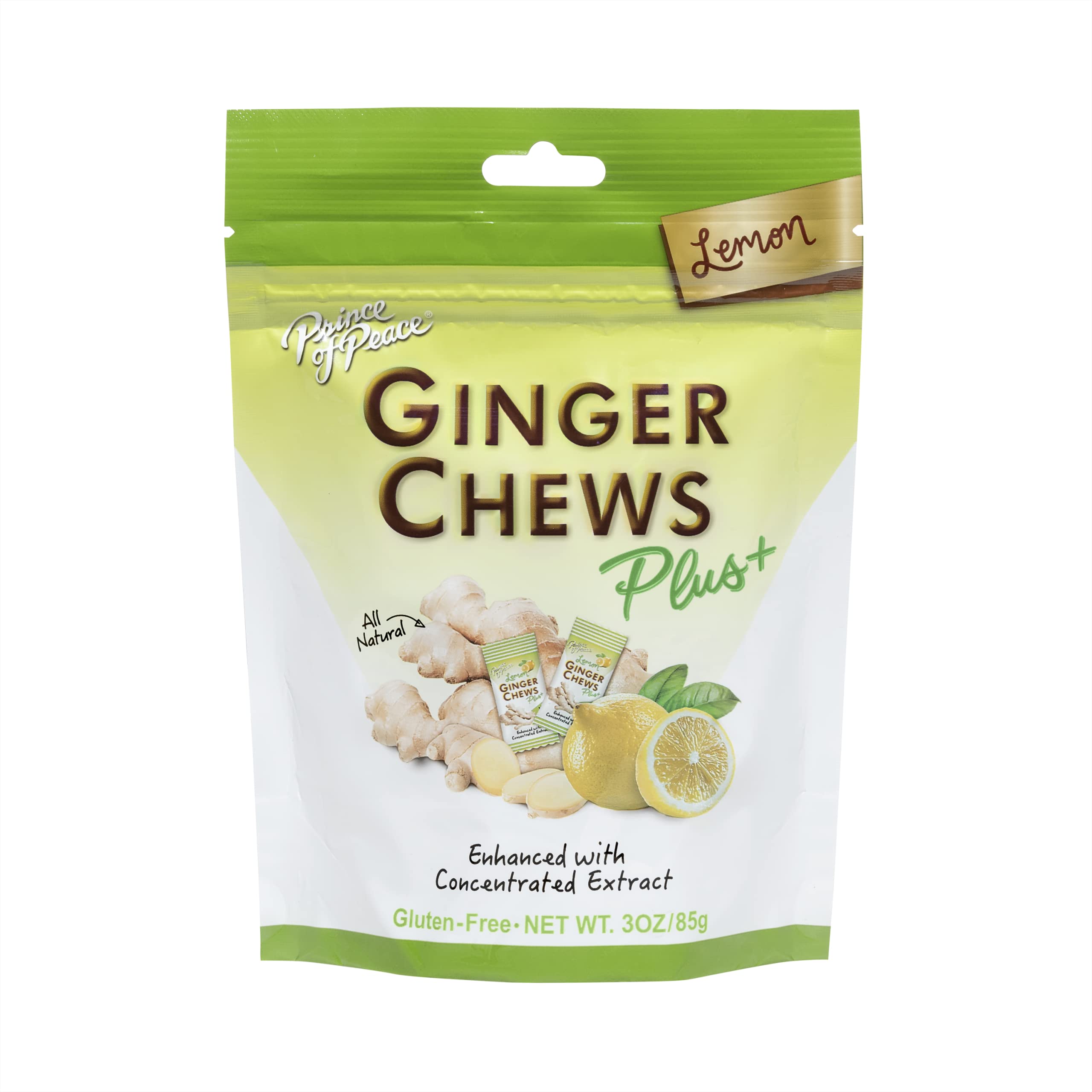 Ginger Chews Plus+ (Lemon)