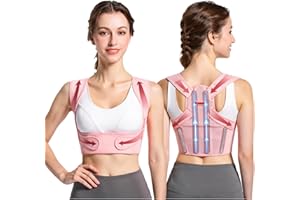 URBTFLM Back Brace Posture Corrector for Women - Adjustable Upper Posture Support Bras for Neck Shoulder Back Straightener - Comfortable Posture Corrector Invisilite Hunchback Slouching Under Clothes (Medium)