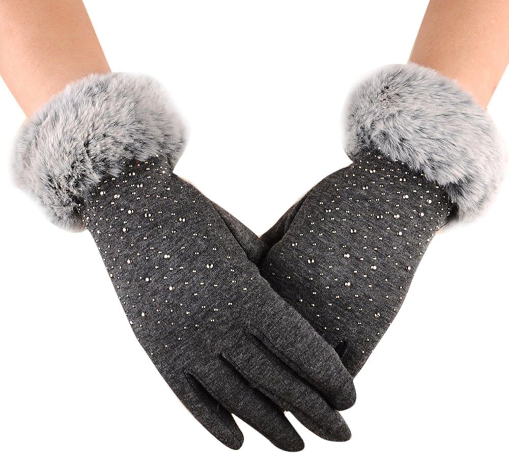 Women Winter Gloves Warm Touchscreen Gloves Windproof Gloves Outdoor Sports Gloves