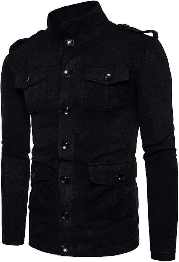 Amazon Wslcn メンズ ジャケット バイク ジャケット 厚手 冬 おしゃれ 大きいサイズ 防寒 秋 きれいめ 通勤 無地 お兄系 シンプル コート ジャケット 通販