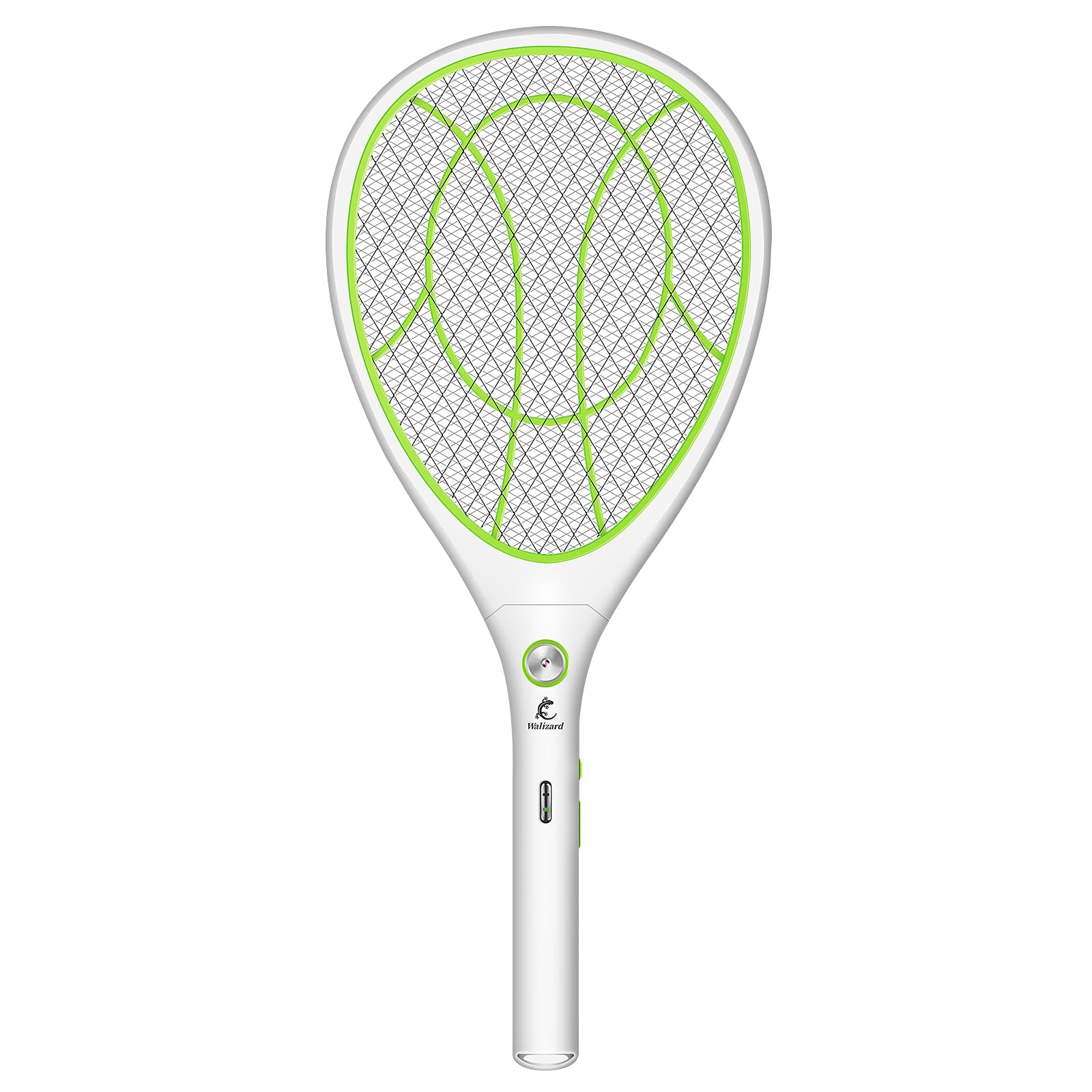 Walizard Electric Fly Zapper Racket Bat: Electric Fly Swatter Killer Bug Zapper Bat Electronic Mosquito Insect Killer Indoor USB Rechargeable 3000V