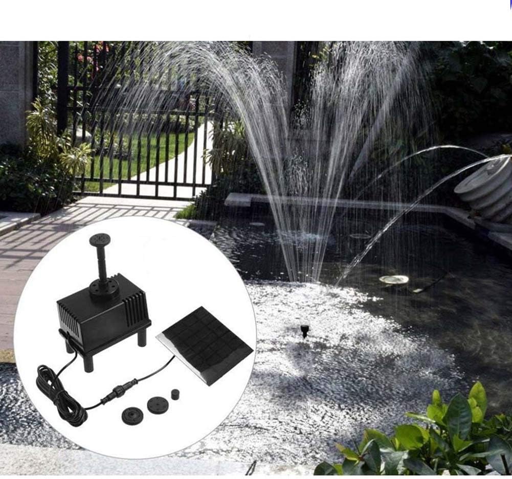 Solar Fountain Pump,1.5W Solar Water Pumps Panel Kit for Bird Bath, Fish Tank, Pond or Garden Decoration Solar Aerator Pump, Maximum quantity of flow: 180L/H