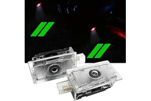 QIANJIANG 2Pcs/Set Car Door Lights for Charger 2010-present, Courtesy LED Ghost Shadow Light Projector Lamps Accessories (Green)