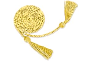 FFNMU Graduation Cords Honors Cords for Graduation Gold Honor Cords Graduation 2025 Graduation Ropes Graduation Accessories 67" Long Braided Cords for 2025 Graduation Decorations Bachelor Gown