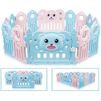 Ameublement Et Decoration Parcs Voxloud Com Parc Enfant Modulable Amovible En Plastique 18 Panneaux Avec 1 Porte Et 1 Panneau Dactivite Taille Xl 150 X 150 Cm Garantie 3 Ans Conforme Aux Normes Europeennes