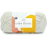 Lion Brand Yarn, Color Theory Worsted Weight Yarn for Knitting and Crochet, Moonbeam, 1 Pack, Acrylic Fiber with Modern Color Palette, Perfect for Sweaters, Hats and Cozy Blankets