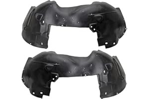 TRQ Front Inner Fender Liner Set Compatible with 2007-2013 Chevrolet Avalanche 2007-2014 Suburban 1500 Suburban 2500 Tahoe GM1250123 GM1251123