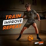 SKILL BLOX SoftStrike Home Training Ball Size 4, Indoor Football Gift view 7