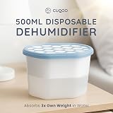 CUQOO Disposable Dehumidifier 500ml Pack of 20 Moisture Absorbers view 2