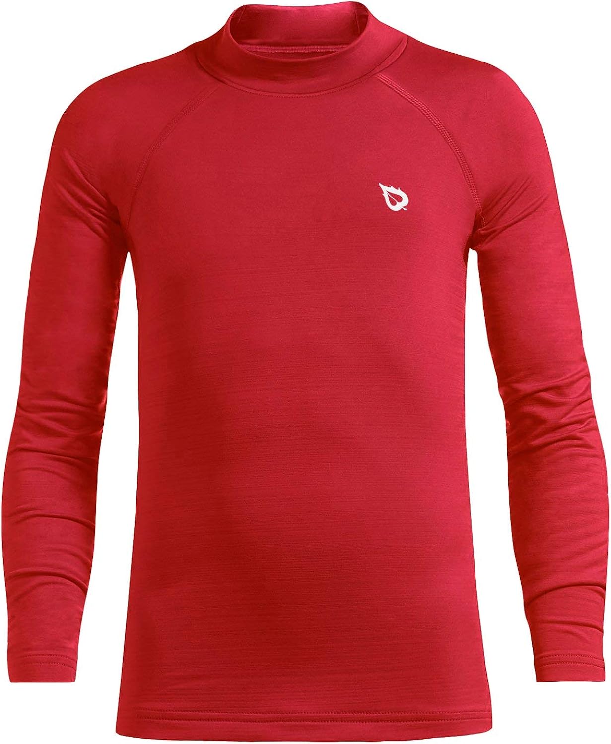 BALEAF Youth Boys' Compression Thermal Shirt Fleece Baselayer Long Sleeve Mock Top: Clothing