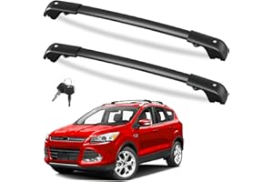 FengYu Roof Rack Cross Bars 220lb Compatible with Ford Escape 2013 2014 2015 2016 2017 2018 2019, Heavy Duty Lockable Aluminu
