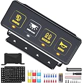 MNJ MOTOR 4 Gang Wireless Switch Panel - Universal Circuit Control Relay | Multifunction Universal Control Switch Box with Toggle Momentary Flash Strobe for Truck ATV UTV Boat