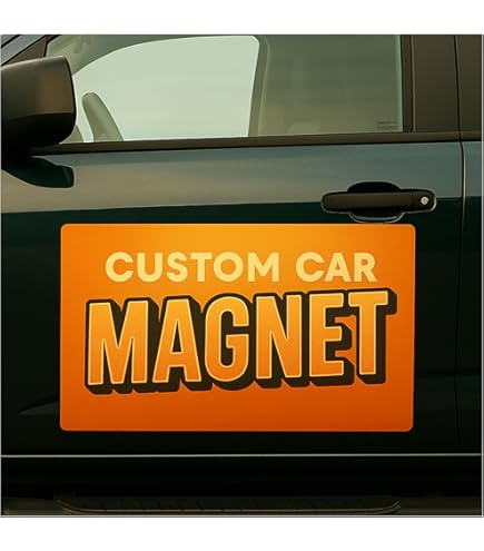 Custom Car Magnets With Your Logo - Business Vehicle Magnetic Signs, Made In USA