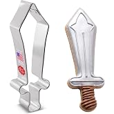 Ann Clark Sword Cookie Cutter Extra Large, Made in USA | Perfect Size and Shape, America&rsquo;s Largest Cookie Cutter Maker, Food-Safe American Steel