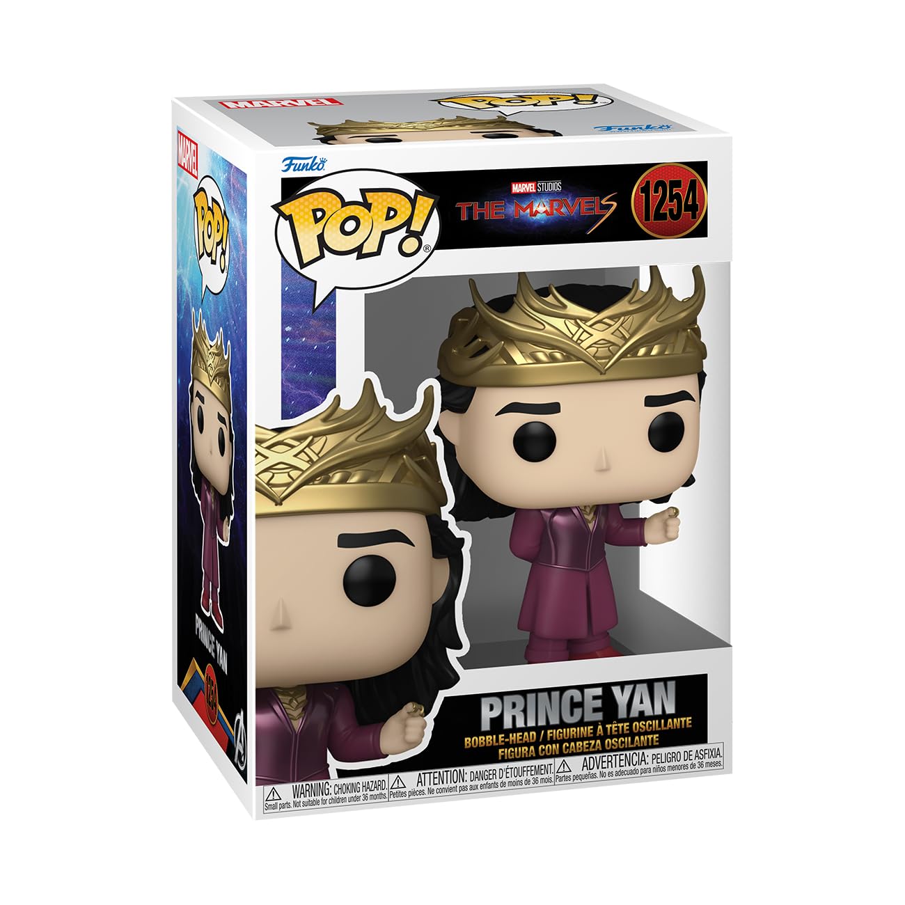 Funko POP! Vinyl: The Marvels - Prince Yan - Collectable Vinyl Figure - Gift Idea - Official Merchandise - Toys for Kids & Adults - Movies Fans - Model Figure for Collectors and Display