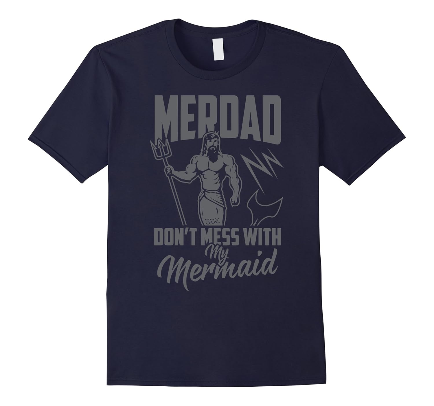 Family Shirts MERDAD Father of Mermaid Dad Gift Clothing-ANZ