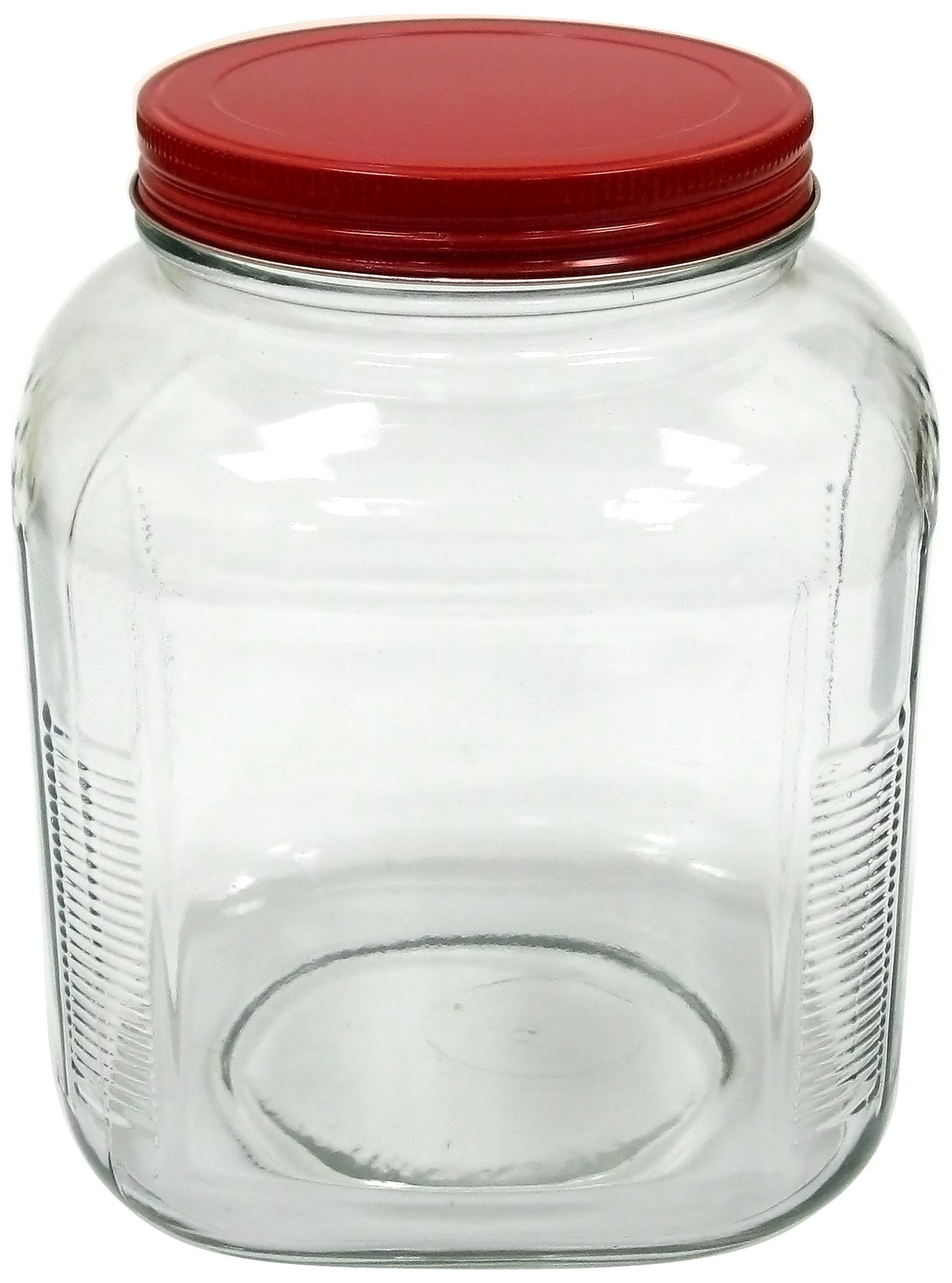Anchor Hocking 1Gallon Cracker Jar With Cherry Red Aluminum Lid, Set Of 4 on Galleon Philippines