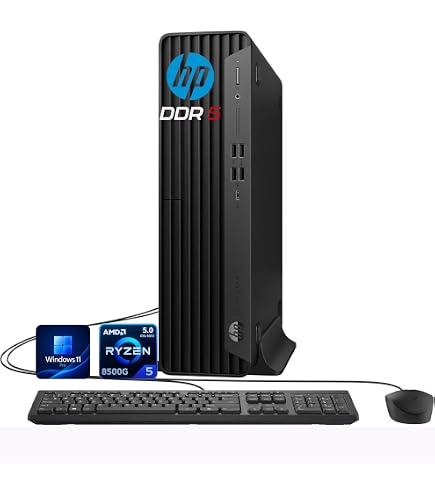 Amazon.com: HP EliteDesk SFF Desktop Computer, AMD Ryzen 5 8500G