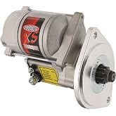 Powermaster Starter, XS Torque, 4.4:1 Gear Reduction, Natural, 157/164 Tooth Flywheel, 3/4 in Depth, comaptible with Small Block Ford, Each