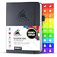 Clever Fox Daily Planner – Undated Planning Notebook with Hourly Schedule & To-Do List – Personal Day Task & Work Organizer, 6 Months (Silver Black)