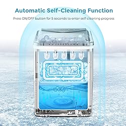 Ice Makers Countertop, Self-Cleaning