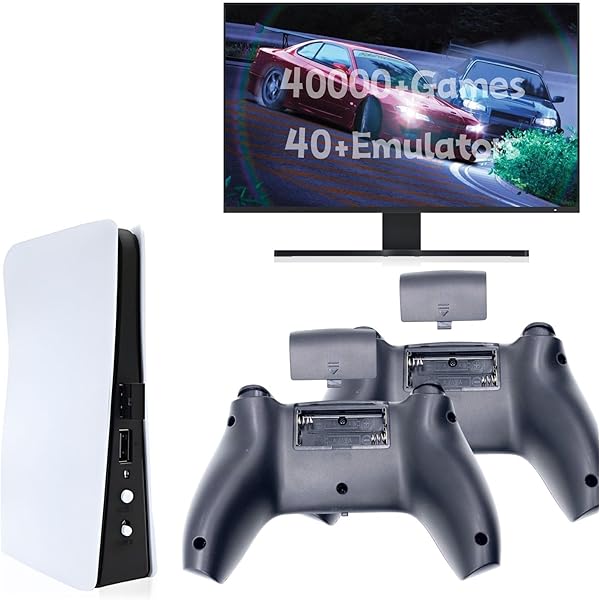Consola Retro HDMI 4K Con Más De 20.000 Juegos | Plug & Play Inalámbrica Con 2 Mandos | Perfecta Para Regalar A Niños Y Adultos | Llena De Clásicos De Los 80 Y 90