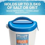 EarlyGrow MPL50072 Twist and Thaw Salt Grit Spreader Snow Ice Winter White Blue view 4