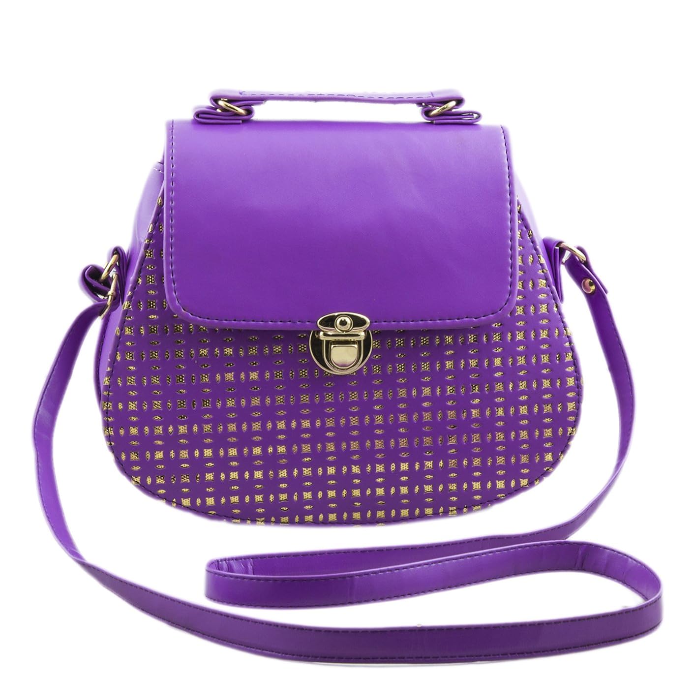 voaka women's party sling bag (available in purple, peach, black, beige, brown, red, white, tred, offwhite, blue & yellow)