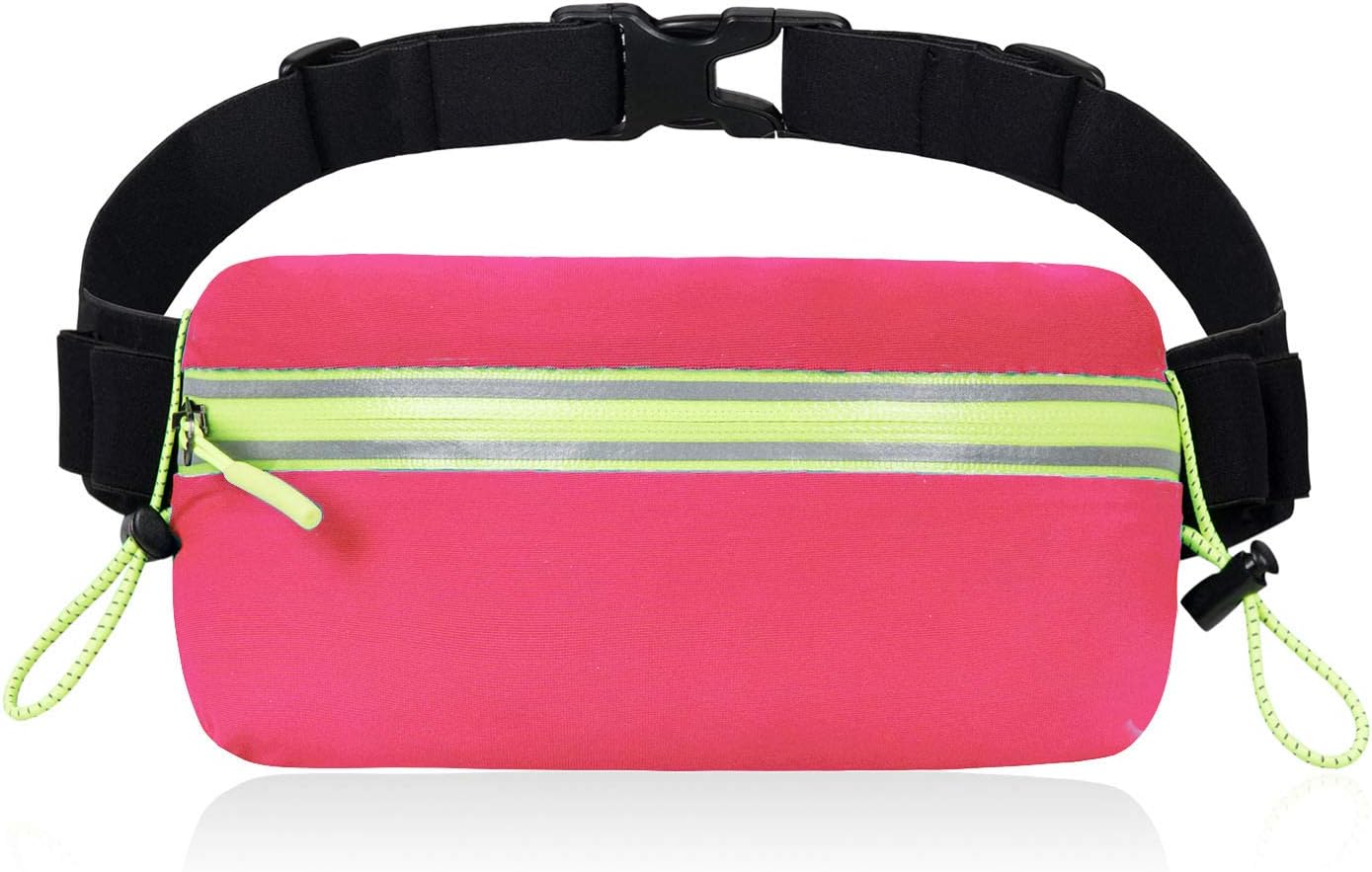 Multi-Functional Waist Pack Water Bottle Running Belt with Water Bottle Holder for Women and Men Adjustable for Jogging Fitness and Workout - Fuel Waist Pouch for Runners(Without Water Bottle)