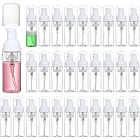 Foam Soap Dispensers Bottles with Pump 2oz/60ml 30 PCS Mini Travel Size Bottle Refillable for Hand Sanitizer Lash Shampoo Liq