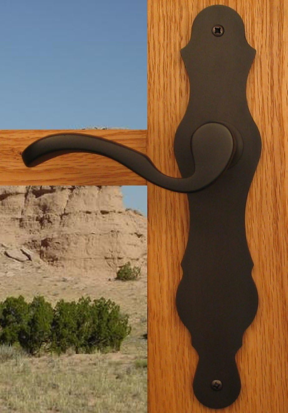 Sliding Door Handle Lockset Hardware Santa Fe Sliding Patio Door Lock in Oil Rubbed Bronze Finish