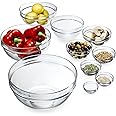 Luminarc Glass 10-Piece Set Stackable Bowl Set,Clear