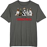 Merry Christmas Tree Western Cowhide Xmas Cowboy Farm Lover T-Shirt