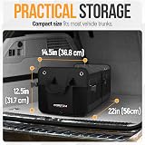 FORTEM Car Boot Organiser 50L SUV Trunk Storage Collapsible Multi Compartment view 3