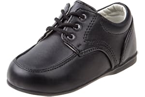 Josmo Baby Boys’ Dress Shoes – Casual Leatherette Derby Walking Shoes (Infant/Toddler)