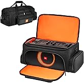 Carrying Case Compatible with JBL PartyBox On The Go/Go 2 Speaker,Travel Storage Tote Bag Fits for JBL PartyBox On-The-Go Essential/Boombox 4 Protable Party Speaker and Accessories,No Shoulder Strap