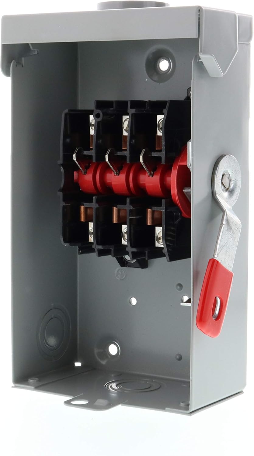 SIEMENS 2P 60A 240V General Duty Safety Switch Outdoor, Non-Fusible - - 