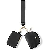 Mum's Memory Mini Zip Around Wristlet Wallets for Women -KeyChain Wallet with Detachable Dual Pouch Wristlet -Key Chain Coin Purse Small Wallets