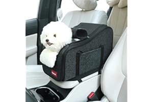 LOAPOOET Center Console Dog Car Seat,Console Dog Car Seats for Small Dogs Pet & Cat