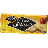 Jacobs Crackers Cream, 7.05 Ounce | Imported from the UK, Light Texture, Good Source of Fiber, Made with Wheat Flour and Yeast, Contains Gluten, No Trans Fat.