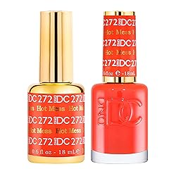 DND Gel Polish Set - 1 each of Orange Gel Polish