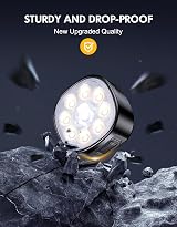 Babacom Bike Lights Front and Rear USB Rechargeable 8+7 Modes IP65 view 3
