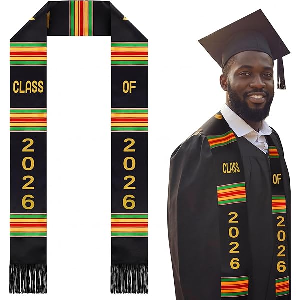Amazon.com: CLERKMANS Unisex HBCU Graduation Stole, Historically
