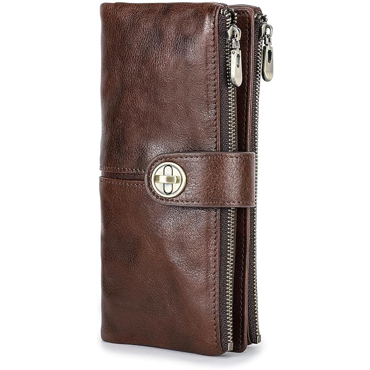 Portefeuille Logan Fossil Pour Femme - En Cuir Synthétique Avec Fermeture éclair Et Porte-clés - Design élégant Et Compact - 2