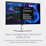 Dell U2724D UltraSharp 27 Inch QHD 1440p 120Hz IPS Black USB-C Monitor Silver view 8
